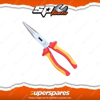 SP Tools 200mm Long Nose Pliers - 1000mm VDE Insulated Cr-V Steel Blades
