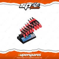 SP Tools 8Pcs T-Handle Hex Key Set - SAE Metal Storage Stand Cr-V Steel