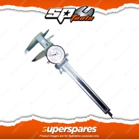 SP Tools 150mm/6" Dial Gauge Vernier Calipers - Metric / SAE 0.02mm Graduation