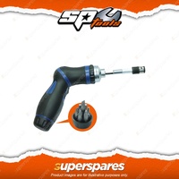 SP Tools 9Pcs 1/4" Drive Bit Set & Rotatable Ratchet Driver - Cr-V Steel