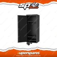 SP Tools 27" USA Sumo Ser Side Cabinet 3 Shelfs & Clothes Hang Rail Black/Chrome