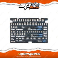 SP Tools 103Pcs Foam Tray - Metric/SAE Included Sockets & Accessories