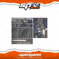 SP Tools 137Pcs Foam Tray Toolkit Sockets & Accessories - Metric No Tool Box