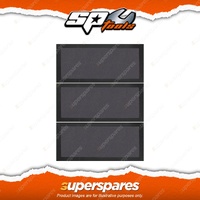 SP Tools 3Pcs Eva Parts Tray Small - Empty 305 x 145 x 28Mm High-Density Foam