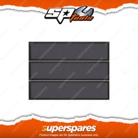 SP Tools 3Pcs Eva Parts Tray Medium - Empty 565 x 145 x 28Mm High-Density Foam