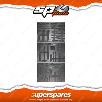 SP Tools 3Pcs Eva Insert Empty - Suit Sp50105D Carbon Fibre Offers Protection