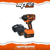 SP Tools 18V 1/2" Drive Brushless Impact Wrench Kit - with 2x 5.0Ah Battery