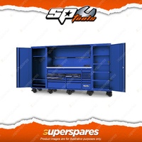SP Tools 128" USA Sumo Series Blue/Black Workstation Toolkit Metric & SAE