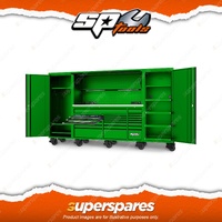 SP Tools 128" USA Sumo Series Green/Black Workstation Toolkit Metric & SAE