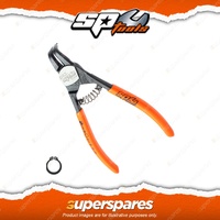 SP Tools Precision HD Circlip Plier External Bent 125mm 10-25mm Non-Slip Grip