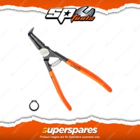 SP Tools Precision HD Circlip Plier External Bent 200mm 40-100mm Non-Slip Grip