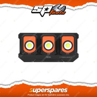SP Tools 3Pc Work Light Bank with Charging/Mounting Dock Super Bright Dimmable
