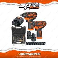 SP Tools 12V 3/8" Drive Combo Impact Wrench & Screwdriver Kit SX Drive