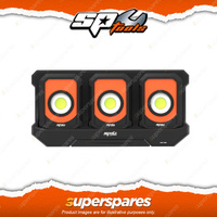 SP Tools 3 Pcs Work Light Bank - 2100 Lumens with Charging/Mounting Dock