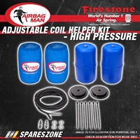 Airbag Man 25mm Raised Air Helper Kit High Pressure Front for LANDCRUISER 80