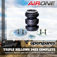 1 x Brand New Airone Suspension Load Assist Air Bag 2403 Triple Bellows Complete