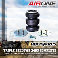 1 x Brand New Airone Suspension Load Assist Air Bag 2403 Triple Bellows Complete
