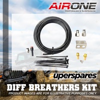 Airone Performance 2 Way Diff Breather Kit for Toyota Prado 90 Series