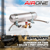 Airone 1 Gallon 3 Litre 3 Port Aluminium Air Tank Complete with Fittings