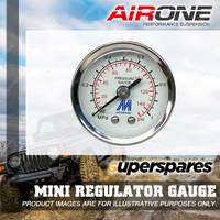 Airone Mini Regulator Gauge - Regulator Gauge Only 1/8 NPT Male Thread