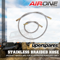 Airone Light Weight Stainless Braided Hose 1500mm with 3/8" Flare Fitting