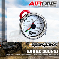 Airone 200Psi Dual Needle Air Suspension Gauge - Monitor Two Pressure Points