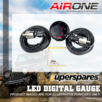 Airone LED Digital Gauge Red Dual Readout - 0-220 psi Operating Range