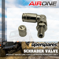 Airone Airbag Inflation Schrader Valve Elbow 90 Degree Push-to-Connect Fitting