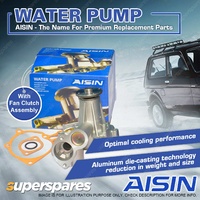 Aisin Water Pump for Nissan Navara D22 Patrol Y61 GU 3.0L W/ Fan Clutch Assembly