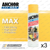 3 x Anchor Max John Deere Yellow 400G - High-Performance Versatile Application