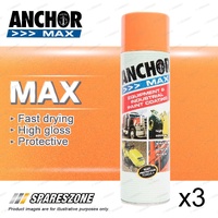 3 x Anchor Max Orange X15 400G - Industrial-Grade Protection High-Performance