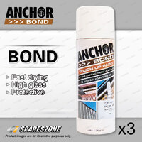 3 x Anchor Bond Surfmist / Off White / Frost Paint 300 Gram For Repair