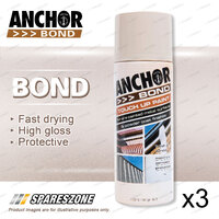 3 Anchor Bond Dune / Birch Paint 300 Gram For Repair On Colorbond Powder Coated