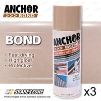 3 x Anchor Bond Cove / River Reed Paint 300 Gram For Repair On Colorbond