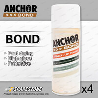 4 Anchor Bond Merino White / Canola Cream Paint 150 Gram For Repair On Colorbond