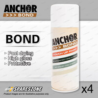 4 x Anchor Bond Shoji White Paint 150 Gram For Repair On Colorbond Powder Coated