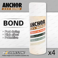 4 x Anchor Bond Admiralty Grey Paint 150 Gram Repair On Colorbond Powder Coated