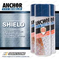 3 Packets of Anchor Shield Blue Aerosol Paint 300 Gram Rust Prevention