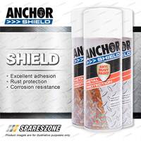3 Packets of Anchor Shield Clear Aerosol Paint 300 Gram Rust Prevention