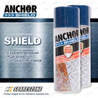2 Packets of Anchor Shield Blue Aerosol Paint 300 Gram Rust Prevention