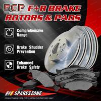 BCP Full Set Front + Rear Disc Rotors Brake Pads for Honda CRV RW 1.5L 2.0L