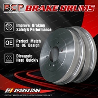 Pair Rear BCP Brake Drums for Ford Laser KC KE Meteor GC Sedan Hatch
