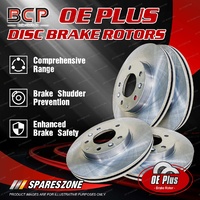 BCP Front + Rear Premium Quality Disc Brake Rotors for Volvo S60 01-09