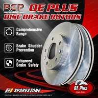 Front Pair Disc Brake Rotors for Volkswagen Kombi Type 3 8/79-9/85 BCP Brand