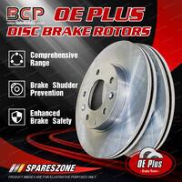 Front Pair BCP Disc Brake Rotors for GWM Ute Cannon Tank 300 2.0L 2020-On