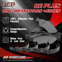 Front + Rear BCP Disc Brake Pads Shoes for Nissan Prairie M10 NM10 1982 - 1986