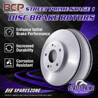 Pair Rear BCP Disc Brake Rotors for Peugeot 207 307 2001-On Premium quality