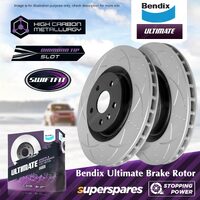 Bendix Ultimate Front Disc Brake Rotors for Chevrolet Camaro Coupe Convertible
