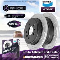 Bendix Rear ULT Disc Brake Rotors for Ford Falcon Tickford Fairmont Fairlane AU