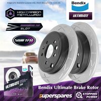 Bendix Rear ULT Brake Rotors for Ford Falcon BA BF FG X Fairmont Fairlane 303mm